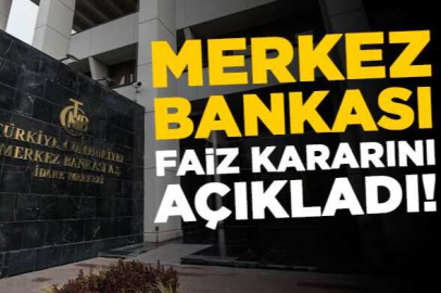 Merkez Bankası faiz kararını açıkladı